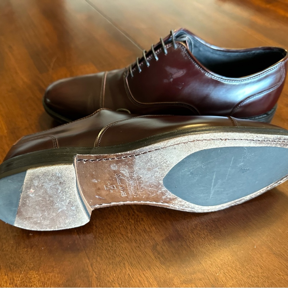 Allen Edmonds Bond Street Cap Toe Oxford 10.5D - Picture 4 of 9